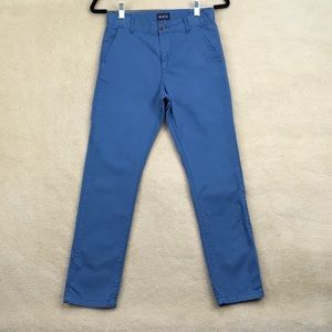 Youth Place Blue Skinny Cotton Chino Pants Size 12